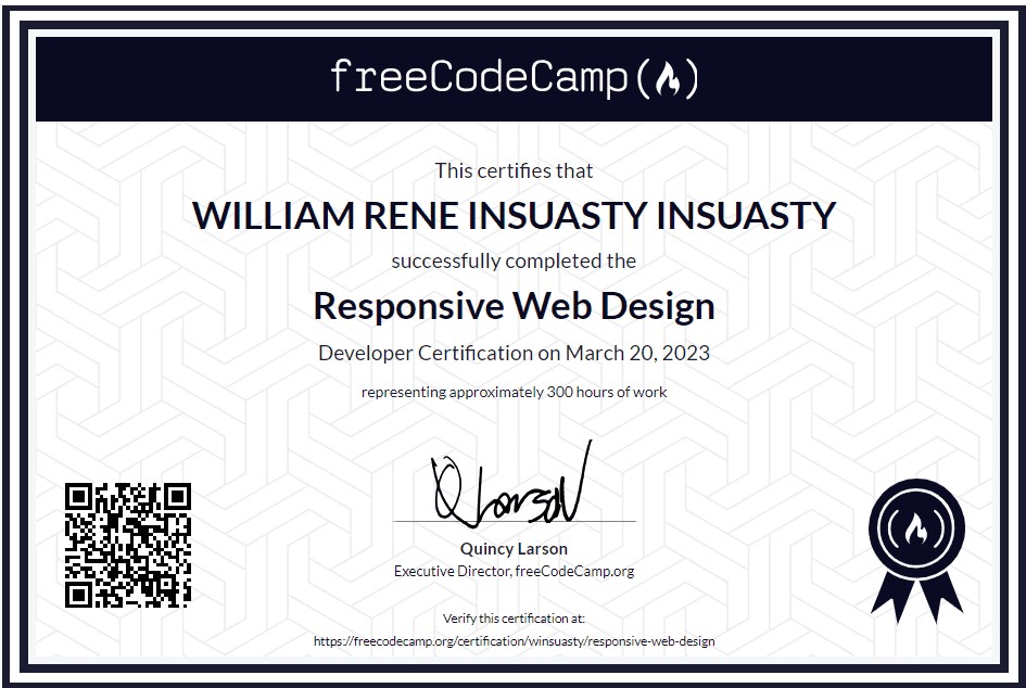 Certificación FreeCodeCamp